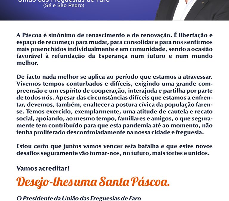 Mensagem de Páscoa 2020