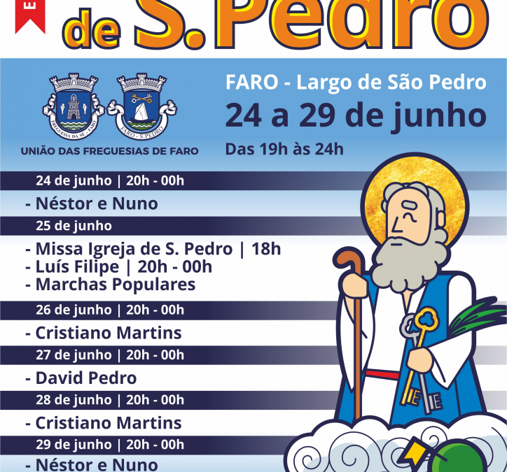 Festas Populares de São Pedro – 24 a 29 de Junho